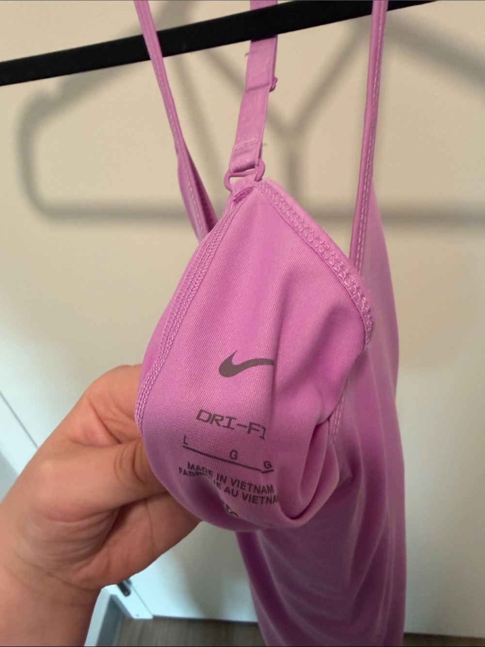 Nike Lilac Strappy Dri-FIT Tank Top - Picture 7 of 10